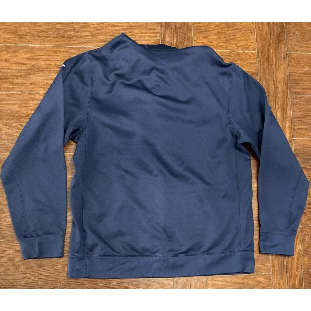 Men’s Dallas Cowboys Nike Size L Navy Therma Fit Hoodie Sweatshirt